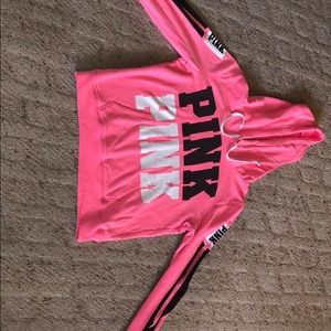 Pink sweat shirt